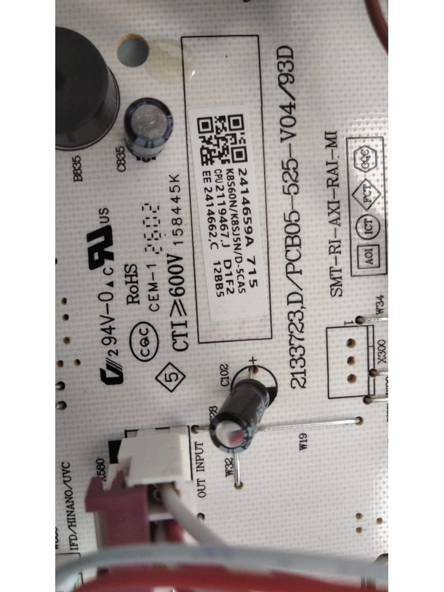 Placa control interior Hisense CA50X1AG | Domingo Cabrera